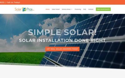 New Solar Pros Website Launch
